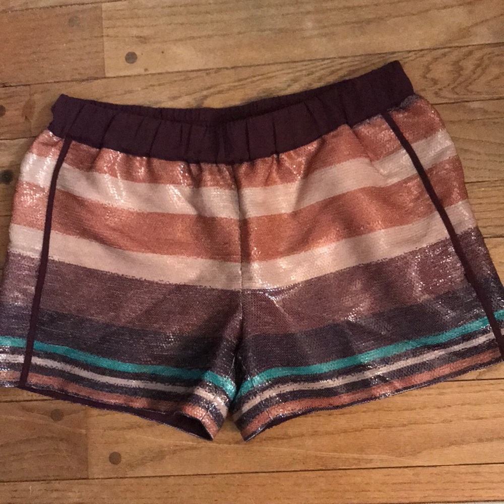 LOFT Full sequined shorts W/ pockets!